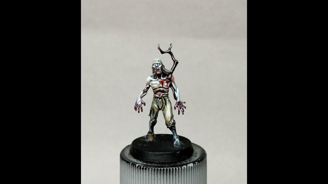 tuto peinture: peindre une peau de zombie/chair avariée ect...