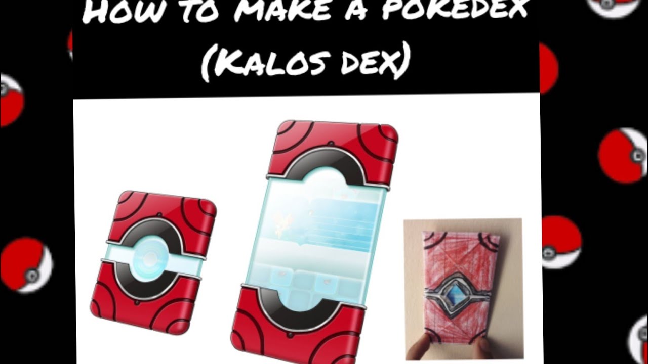 how to make a paper pokedex