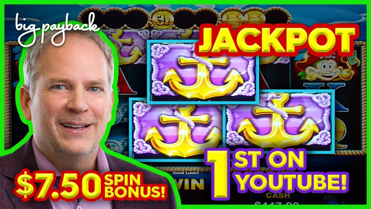 1st JACKPOT ON YOUTUBE!! for Captain Riches Slot - DREAM SESSION!