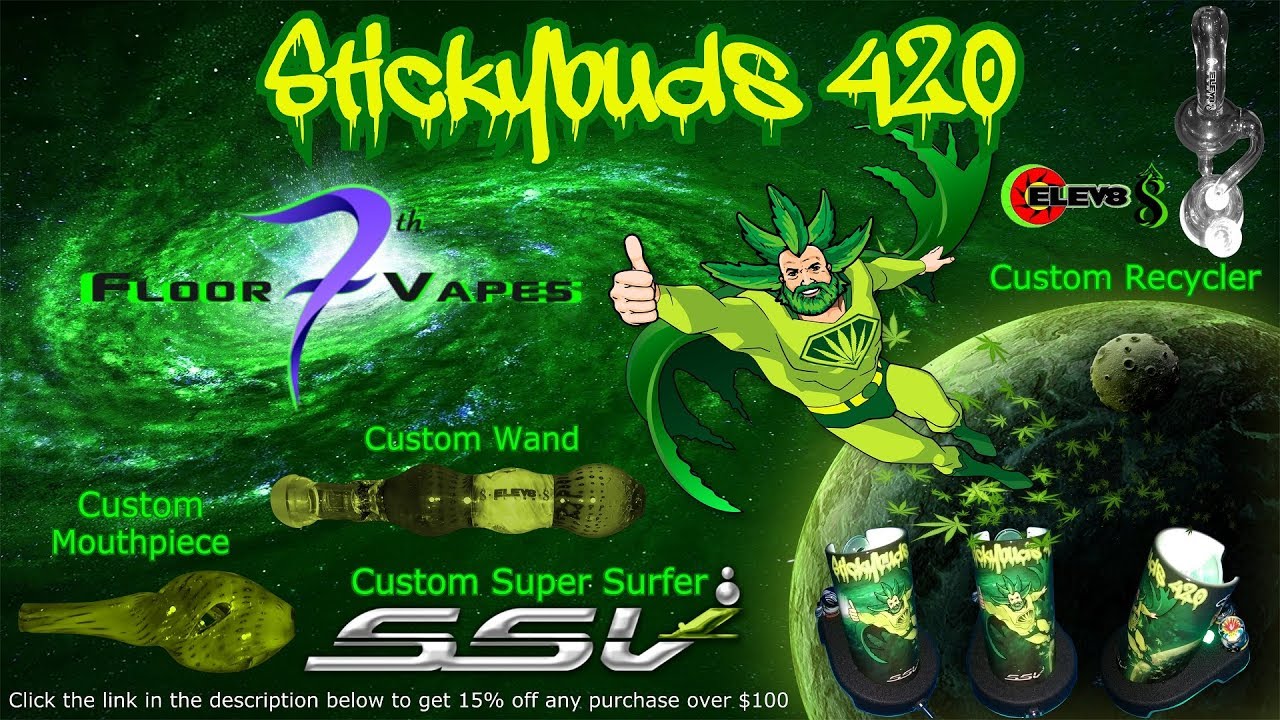 Stickybuds 420 - Super Surfer Vaporizer WRS - Happy 420 Review!
