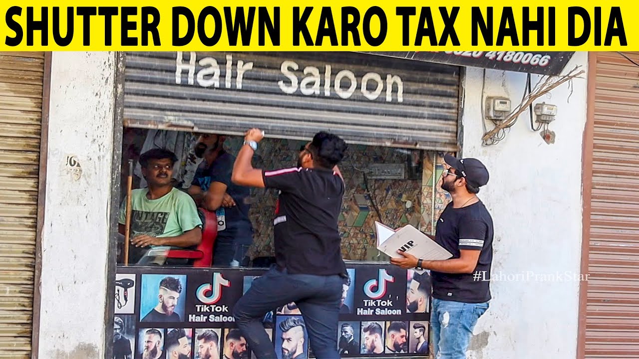 Closing Random Shops Due to Late TAX Payments - Lahori PrankStar