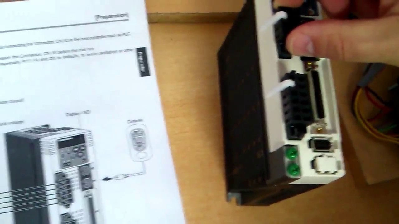 Servo Motor ve Sürücü Bağlantıları ( Bursa Coşkunöz Eğitim Vakfı) Servo motion control automation