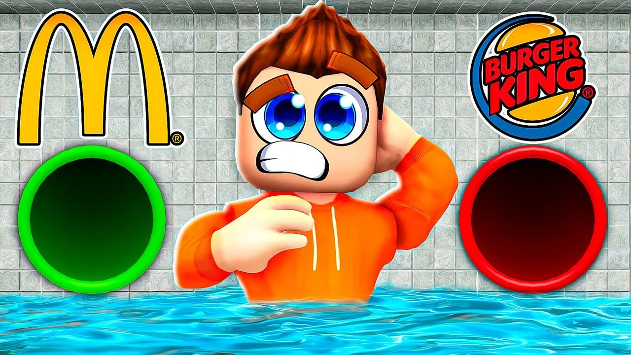 WÄHLE nicht die FALSCHE RUTSCHE in den POOLROOMS!🛝😱 (Roblox)