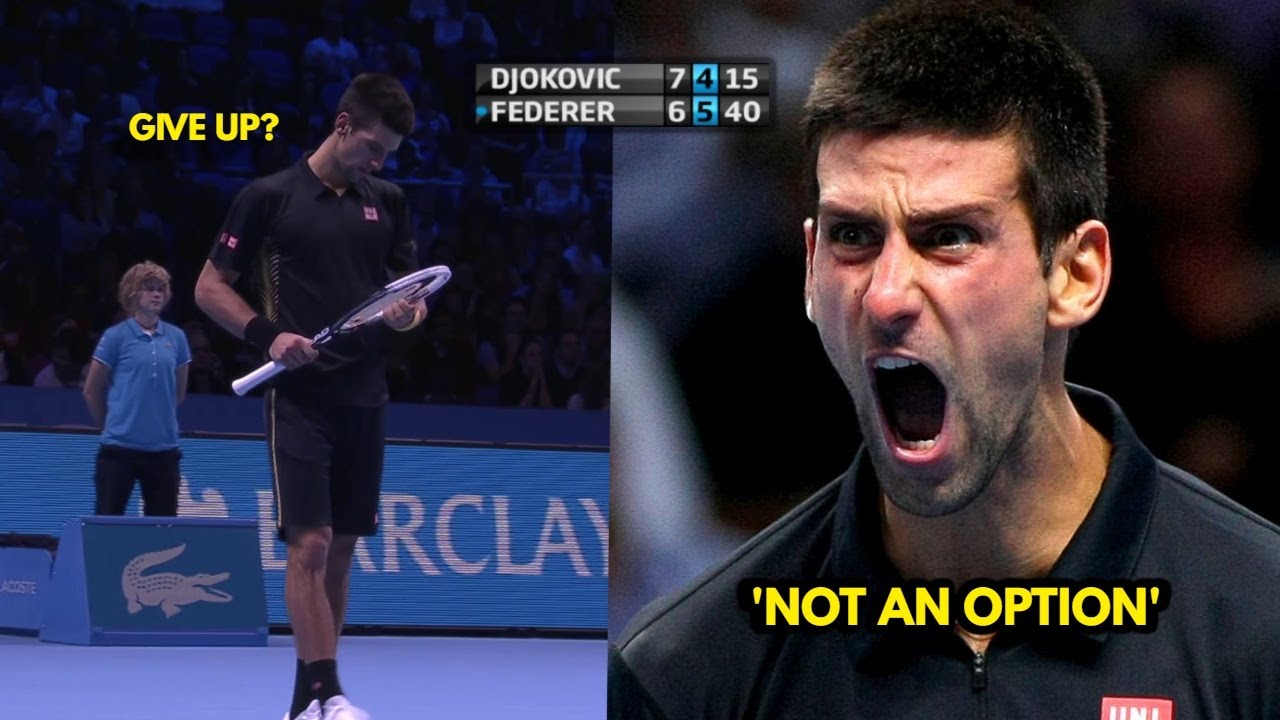 When Novak Djokovic Refuses To Give Up | Clutch Moments Under Pressure