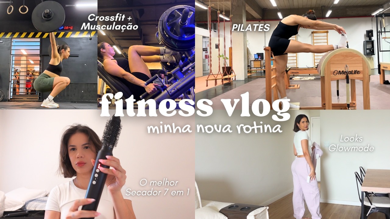 COMECEI A FAZER PILATES E CROSSFIT, NOVA ROTINA, HAMBÚRGUER FIT NO JANTAR, PROVADOR SHEIN