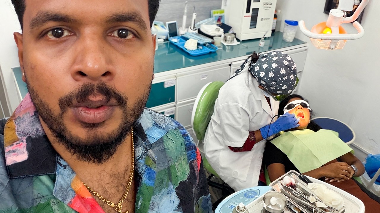 2 teeth gone | Her Day at the dentist 🦷 