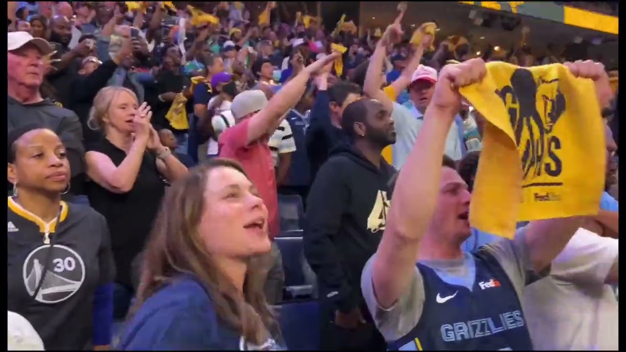 👊 WHOOP THAT TRICK! Grizzlies V Warriors playoffs game 2 #memphisgrizzlies #nba #jamorant #memphis
