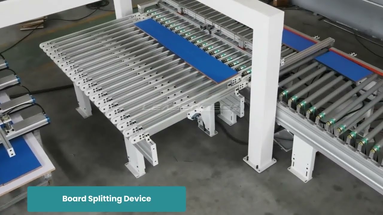 Intelligent Left and Right Edge Banding Line for Small Panel Automation Demo.#leadertech