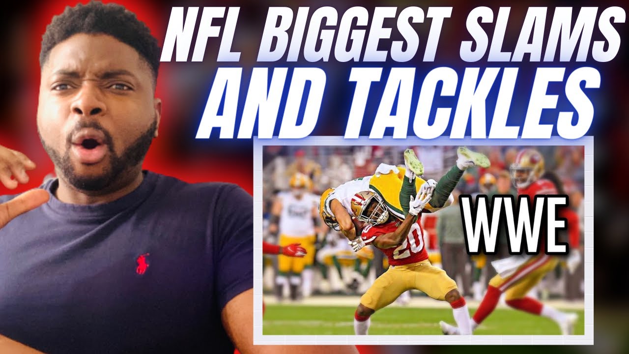🇬🇧BRIT Reacts To NFL BIGGEST SLAMS & TACKLES!