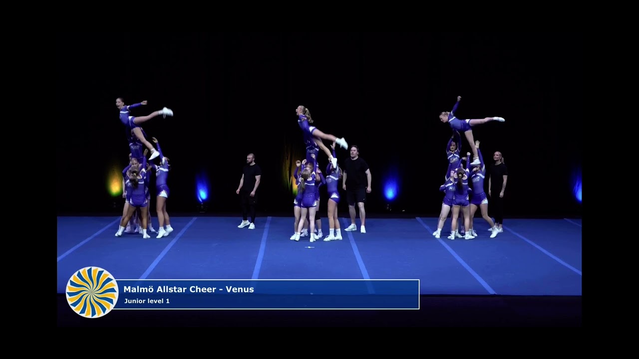 Malmö allstar cheer Venus Dm Södra 2025