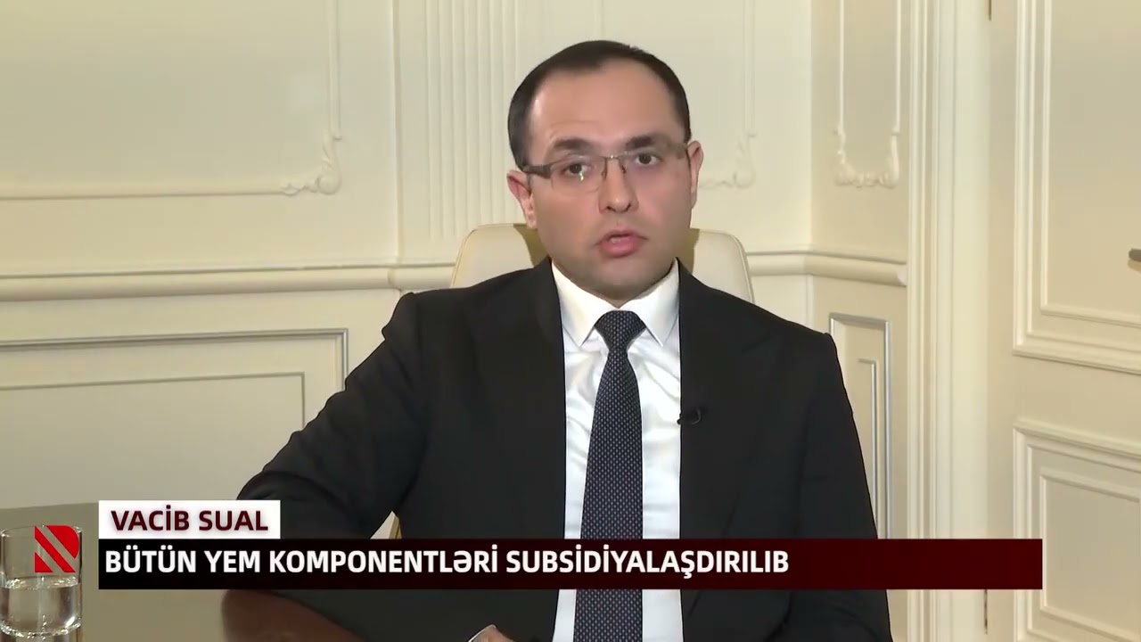 Kənd təsərrüfatı naziri Məcnun Məmmədov Real TV-nin “Vacib sual” proqramının qonağı olub - 1