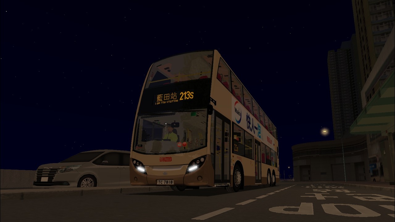 [頭班車] OMSI 2 KMB ATENU382 TC7818 @ 213S 安達 ↺ 藍田站 #34