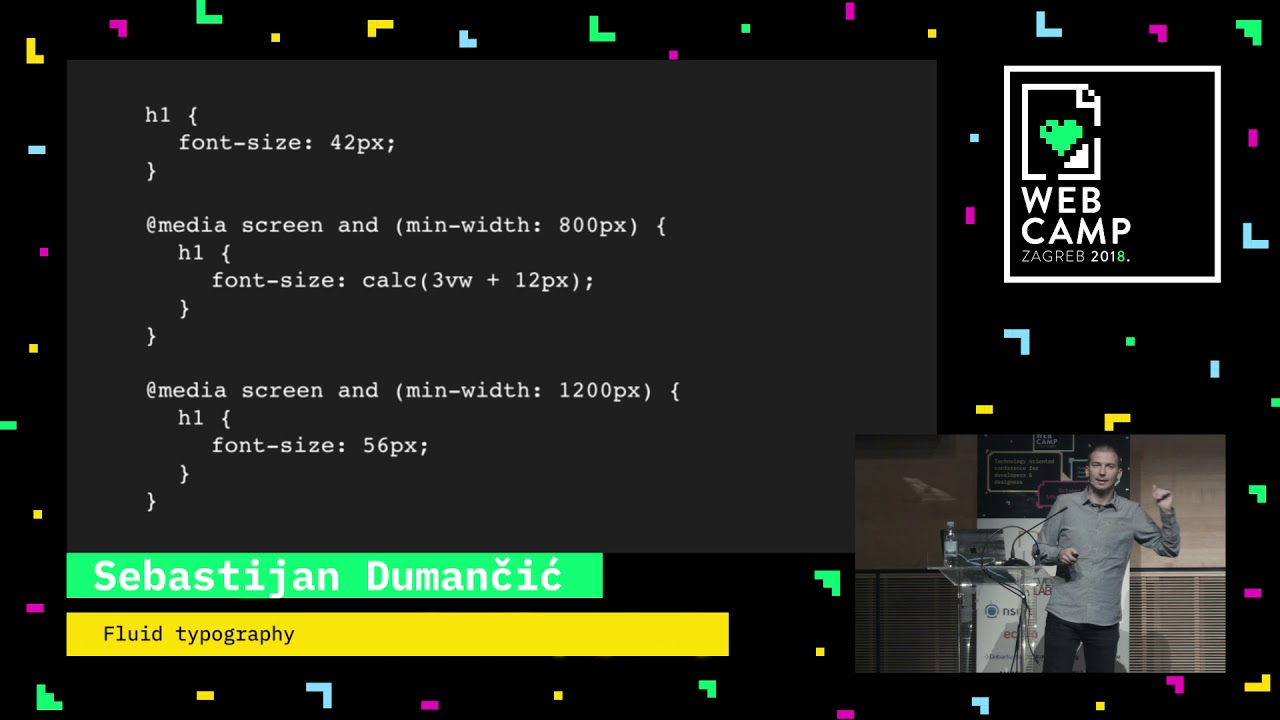 Sebastijan Dumančić - Fluid typography - WebCamp Zagreb 2018