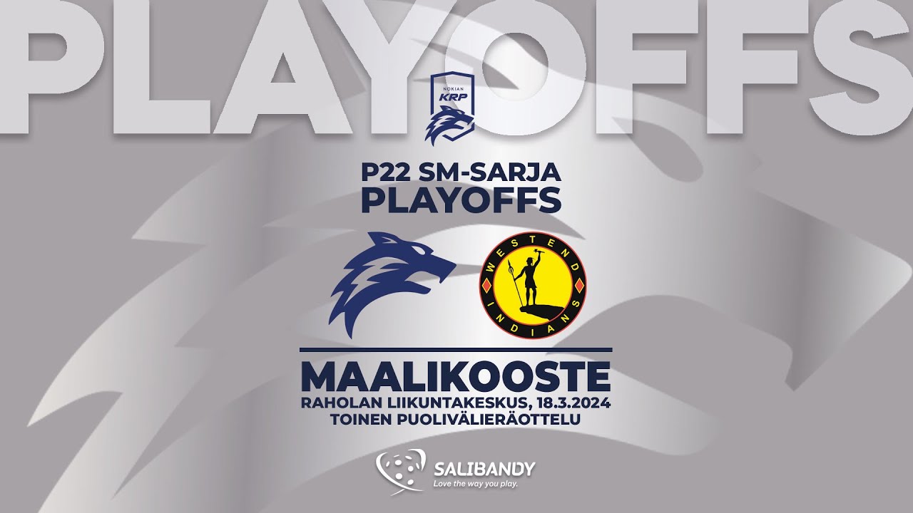P22 Playoffs: Nokian KrP–Indians, Maalikooste, 18.3.2024