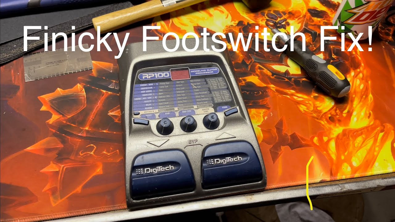 Digitech RP100 Footswitch Repair!