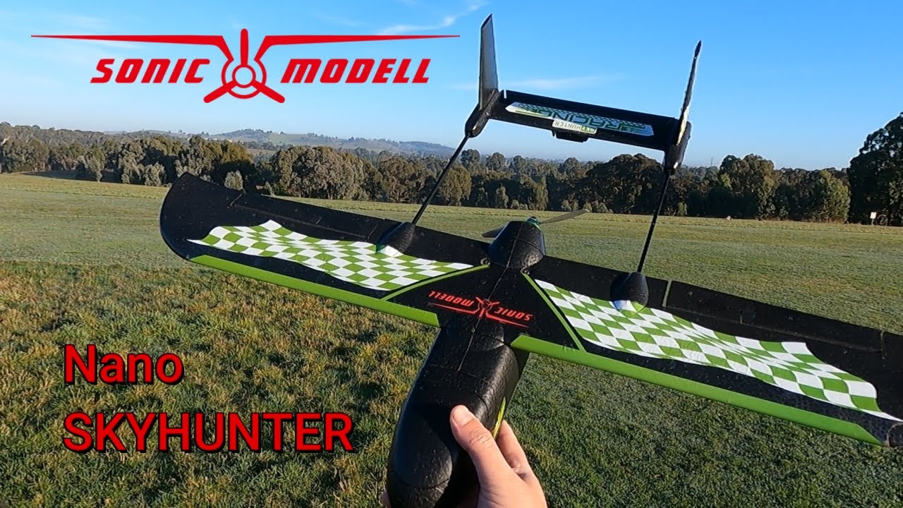 CRAZY Fast & Super Cheap RC Plane!! Sonicmodell Nano SKYHUNTER on 4S