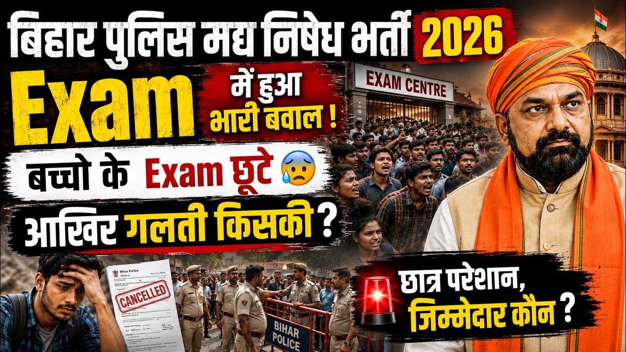 बिहार पुलिस मद्य निषेध 2026 | Bihar Police Re Exam News | Bihar Police Madhya Nishedh New Update