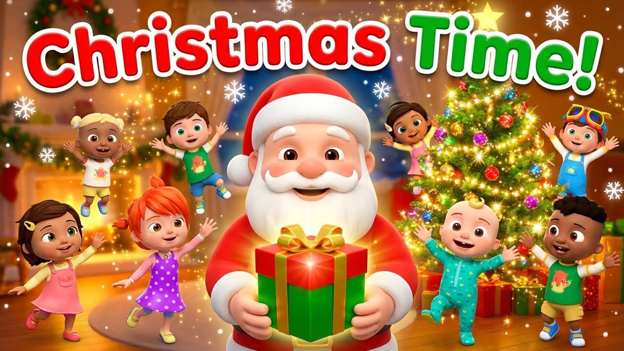It’s Christmas Time! 🎅✨ Kids Christmas Song | Santa, Snow & Fun | MeloMelon Nursery Rhyme