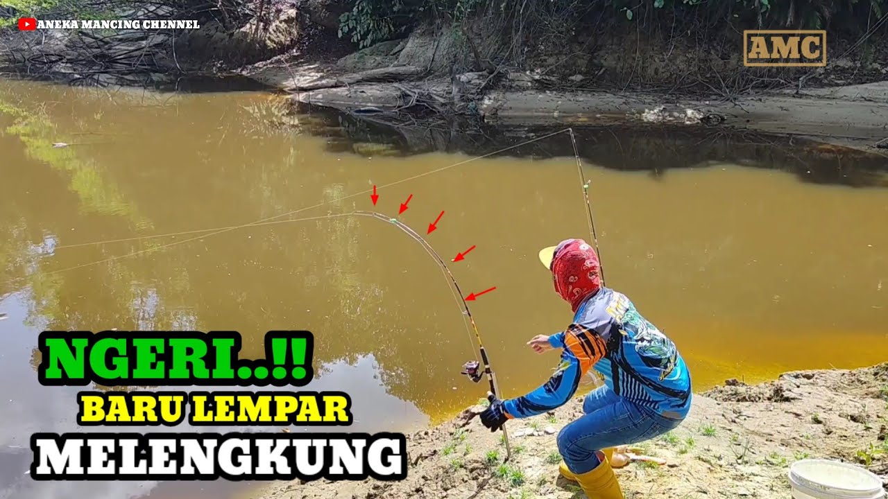 Mancing Ikan Baung Joran Melengkung Reel Menjerit Dihajar Jackpot Ikan Besar