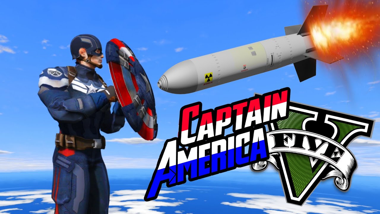 CAPTAIN AMERICA DI GTA 5 - GTA 5 MOD