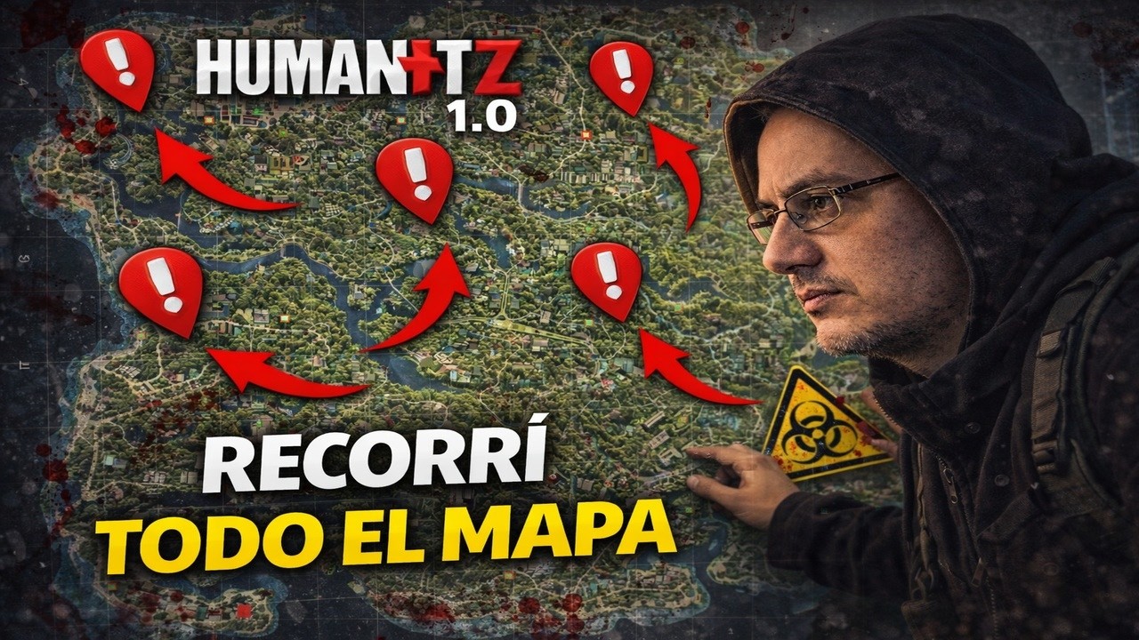Recorrí TODO el mapa en HumanitZ 1.0 (Nuevas actualizaciones)