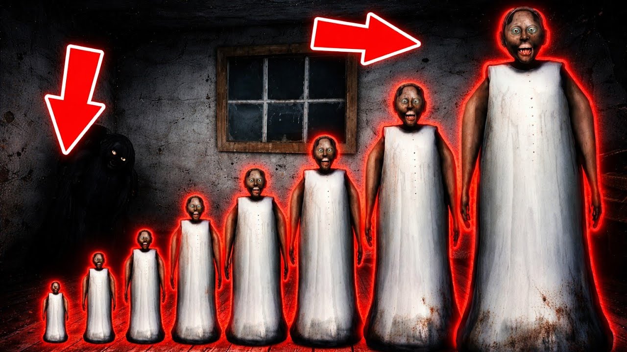 I Found EVERY Size of Granny in One Game 😱 (SMALL to GIANT)