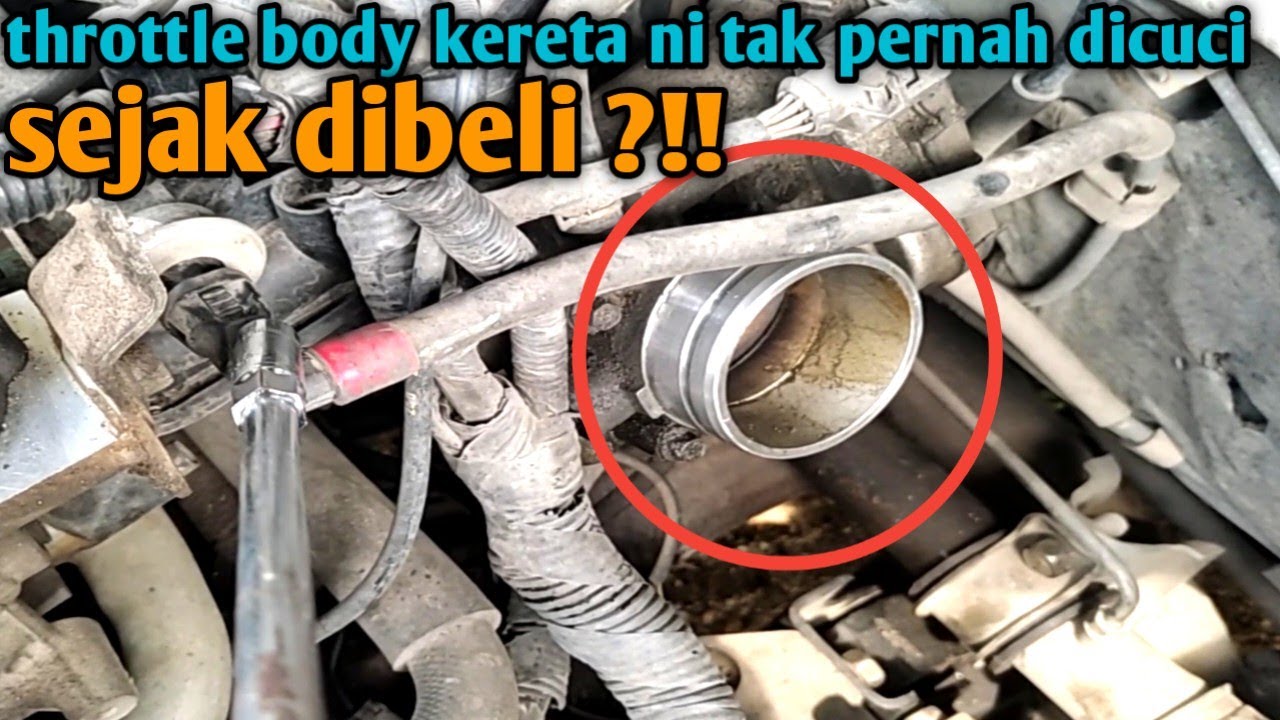 cara cuci throttle body | reset throttle body proton persona 2008