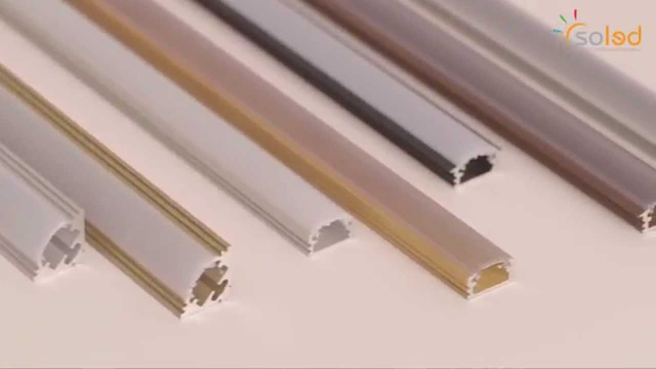 LED alu profile for LED strips, Profile aluminiowe LED do taśm LED. SOLED.pl