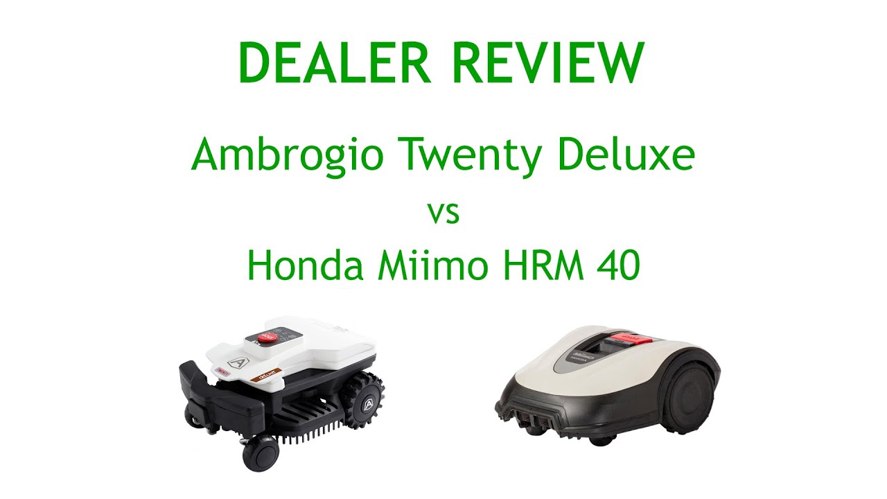 DEALER REVIEW: Ambrogio Twenty Deluxe vs Honda Miimo HRM40