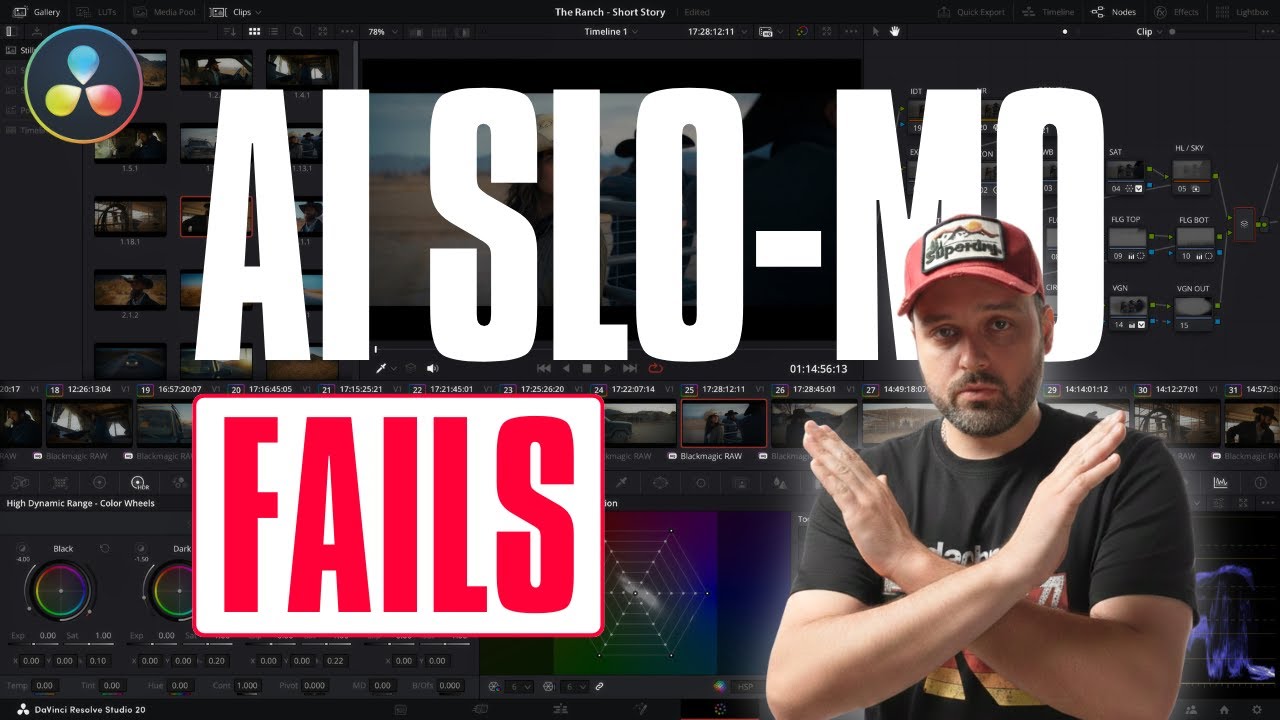 AI Slow Motion in DaVinci Resolve &mdash; Why I Don&rsquo;t Use It on Paid Projects