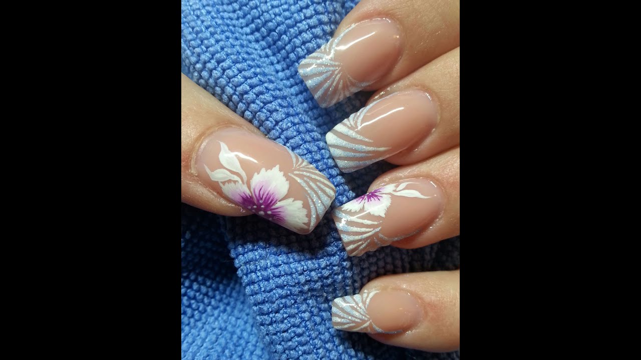 Nagelmodellage, einfache Nailart / Abonnenten - Wunschdesign