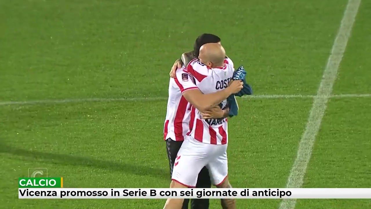 Vicenza promosso in Serie B con sei giornate di anticipo