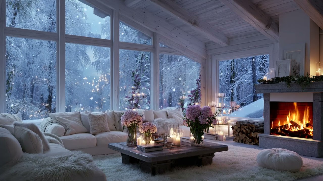 3 Hours Pian Where the Piano Ends and the Fire Begins | Cozy Night Ambience 🎹🔥🕯️