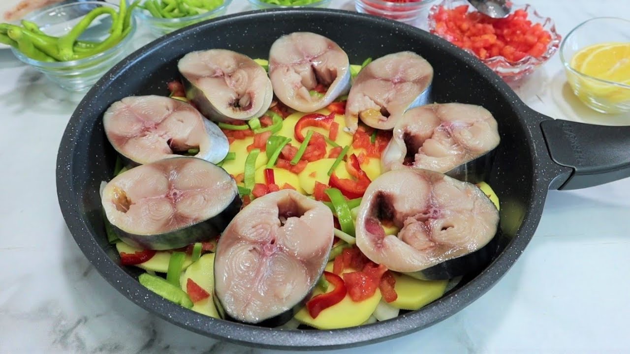 TAVADA SEBZELİ PALAMUT TARİFİ NEFİSSS 😋 BALIK ETİ YEMEK TARİFLERİ 😍