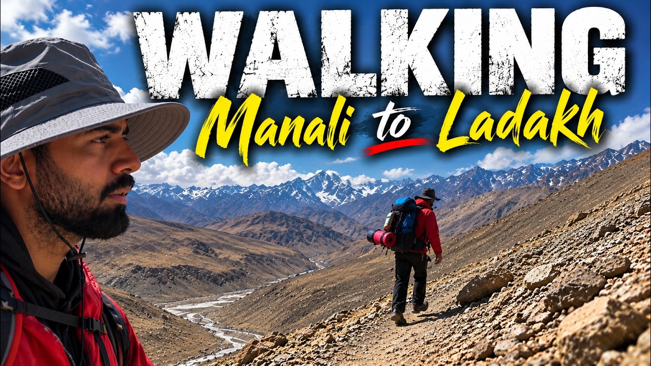 Walking from Manali to Ladakh! Can We Complete This Journey? | Manali To Ladakh 2026