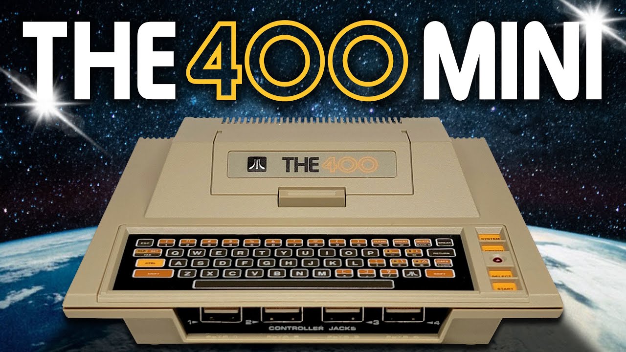 Atari THE400 Mini 8-битный домашний компьютер ПОДРОБНЫЙ ОБЗОР!