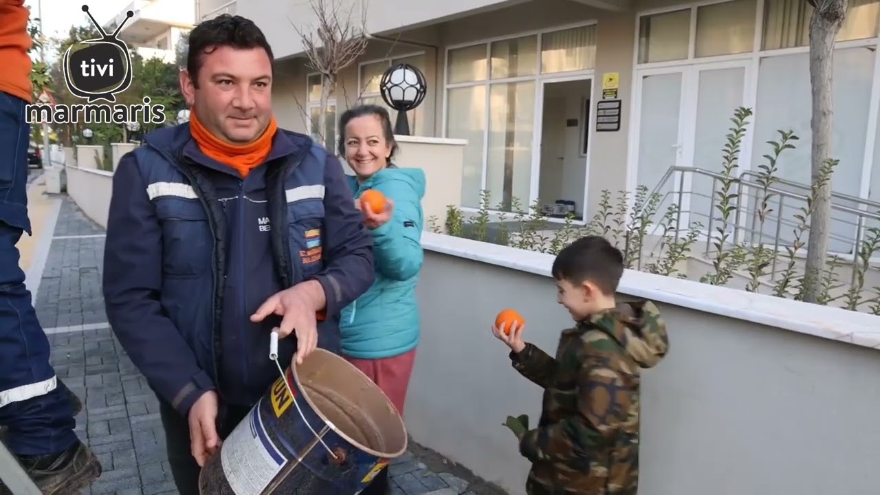 #marmaris MARMARİS BELEDİYESİ’NDEN TURUNCU DAĞITIM