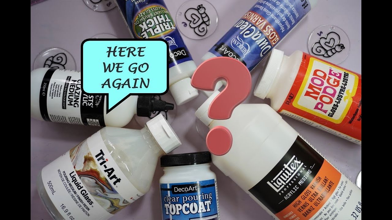 Testing Craft n Art Top Coats Part 2 / Potential Missing Info / Lets Push These Products
