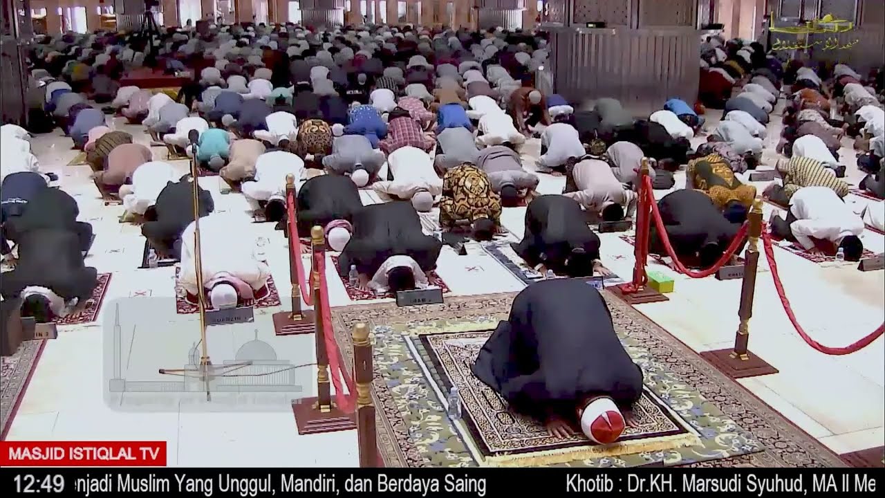 Syeikh Muhammad Salim Amir ll Imam Sholat Jum'at di Masjid Istiqlal