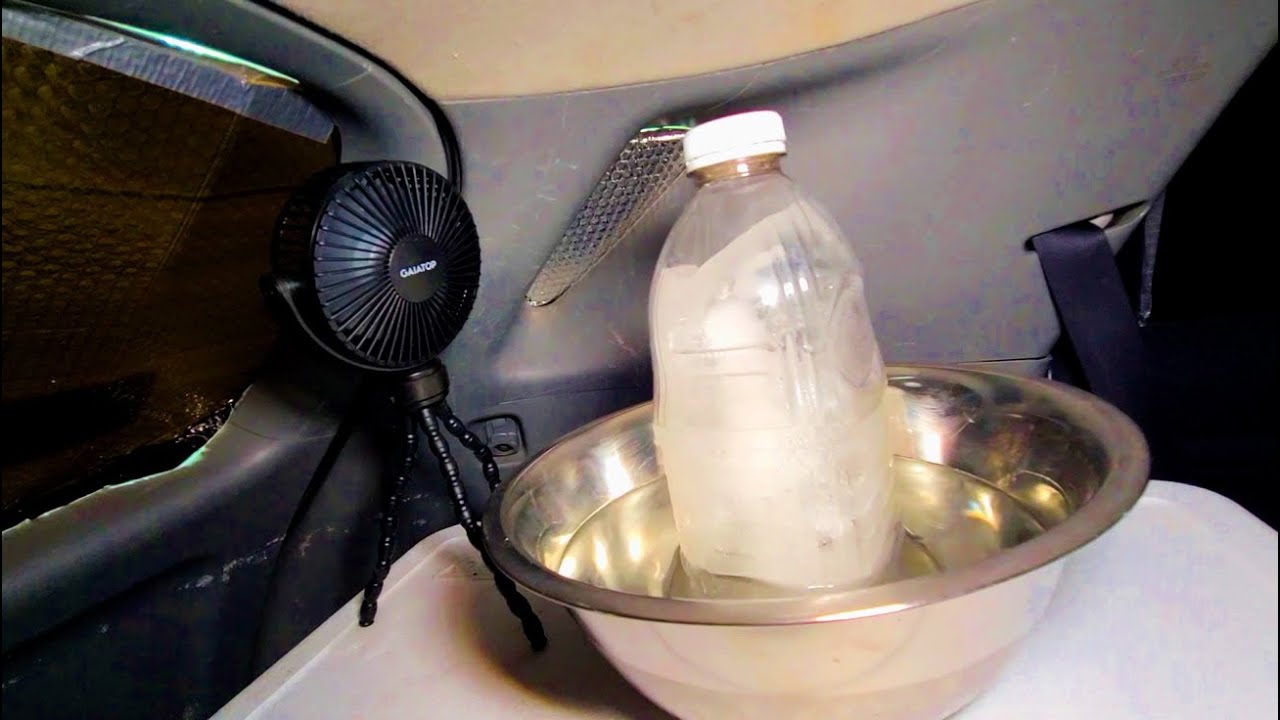 Trying This Car Camping Air Cooler Hack in EXTREME Heat
