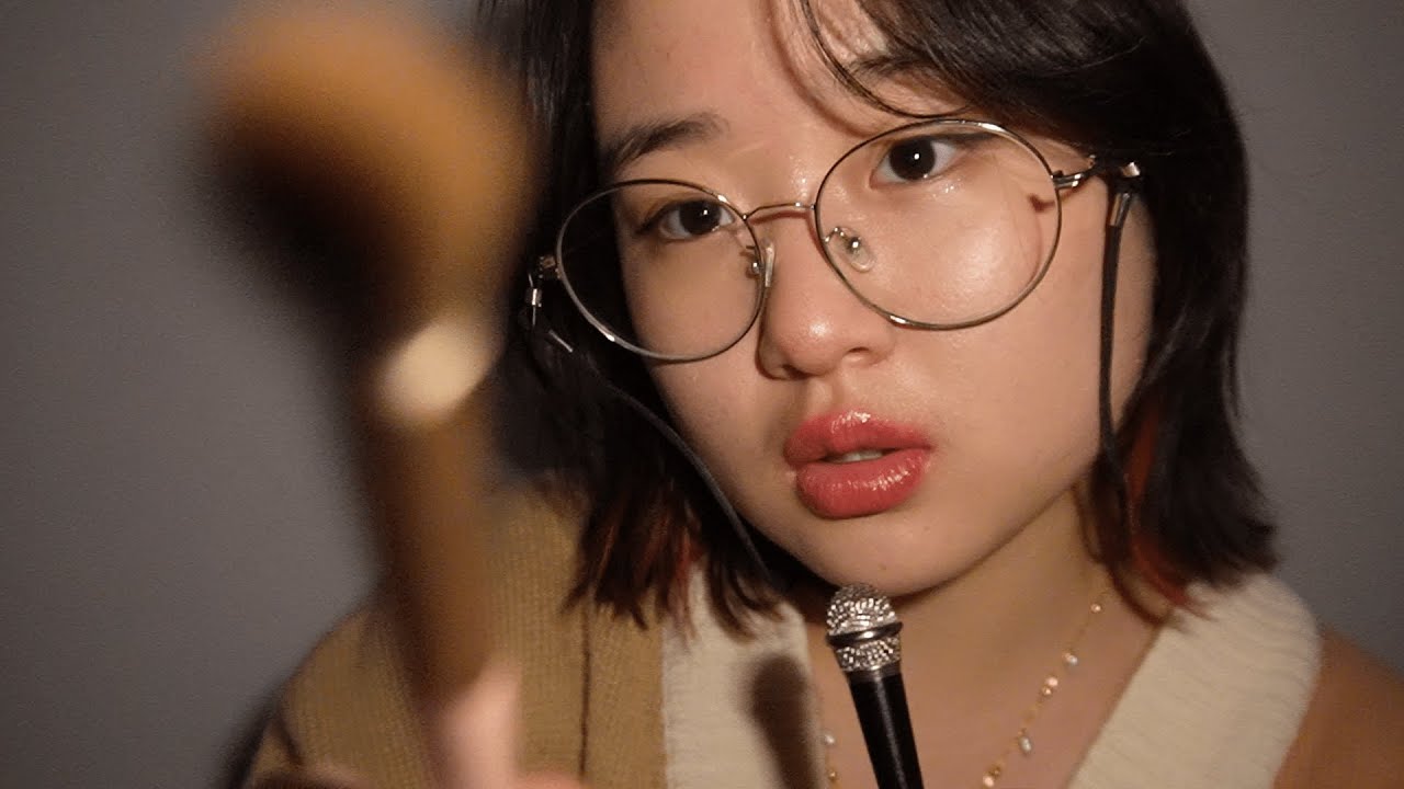 asmr makeup on  you & me (tracing, personal attention)