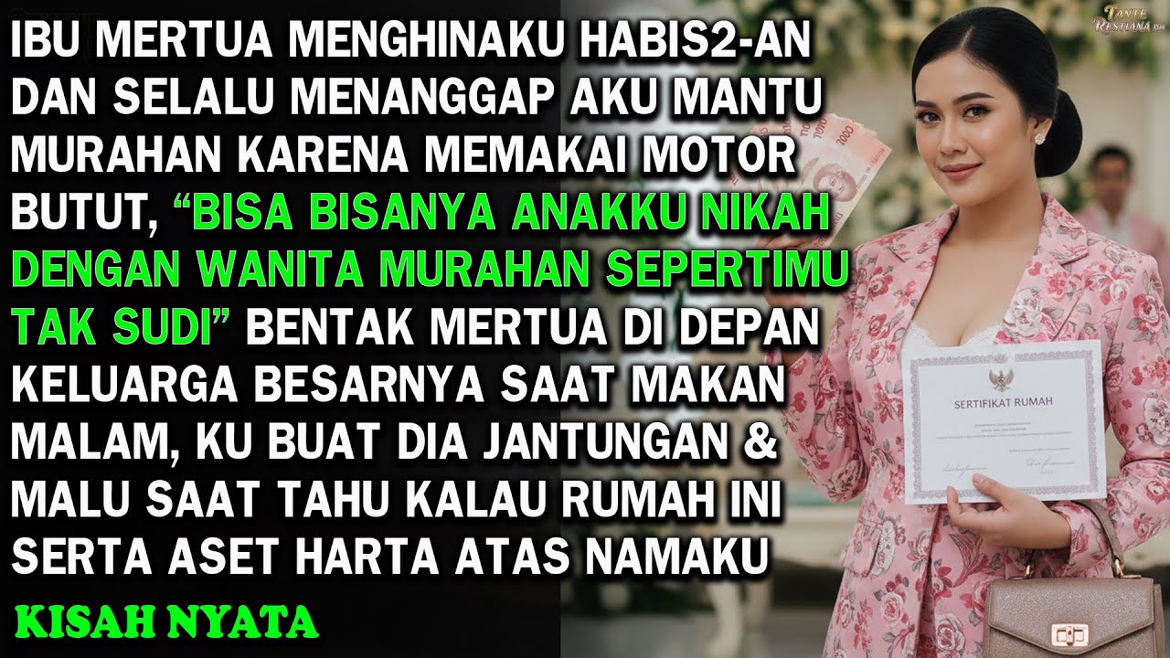 DI BILANG MENANTU MURAHAN OLEH MERTUA DI DEPAN KELUARGA BESAR, KU BUAT DIA SYOK SAAT TAHU RAHASIA..