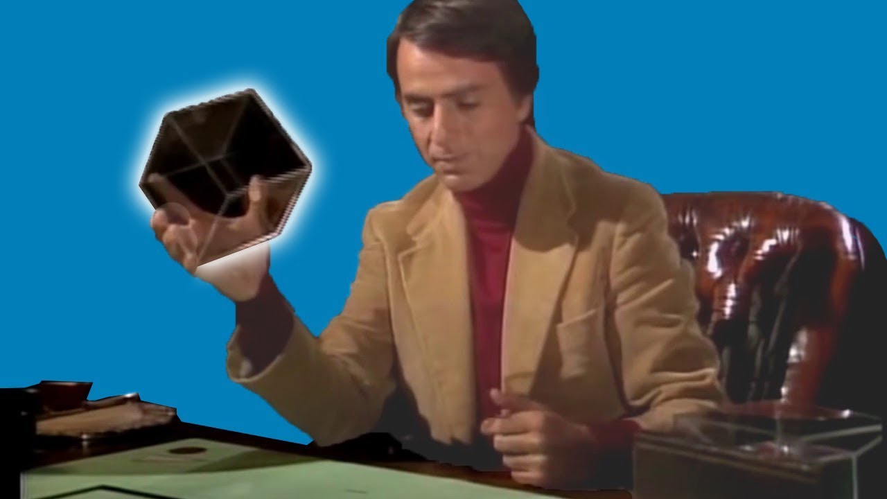 Quarta dimens&atilde;o explicada por Carl Sagan (Dublado)