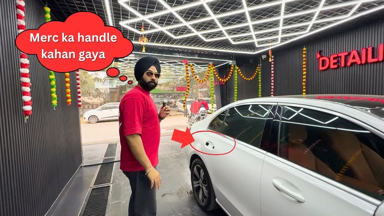 Mercedes ka handle kahan gaya? 😱 Sardarcasm
