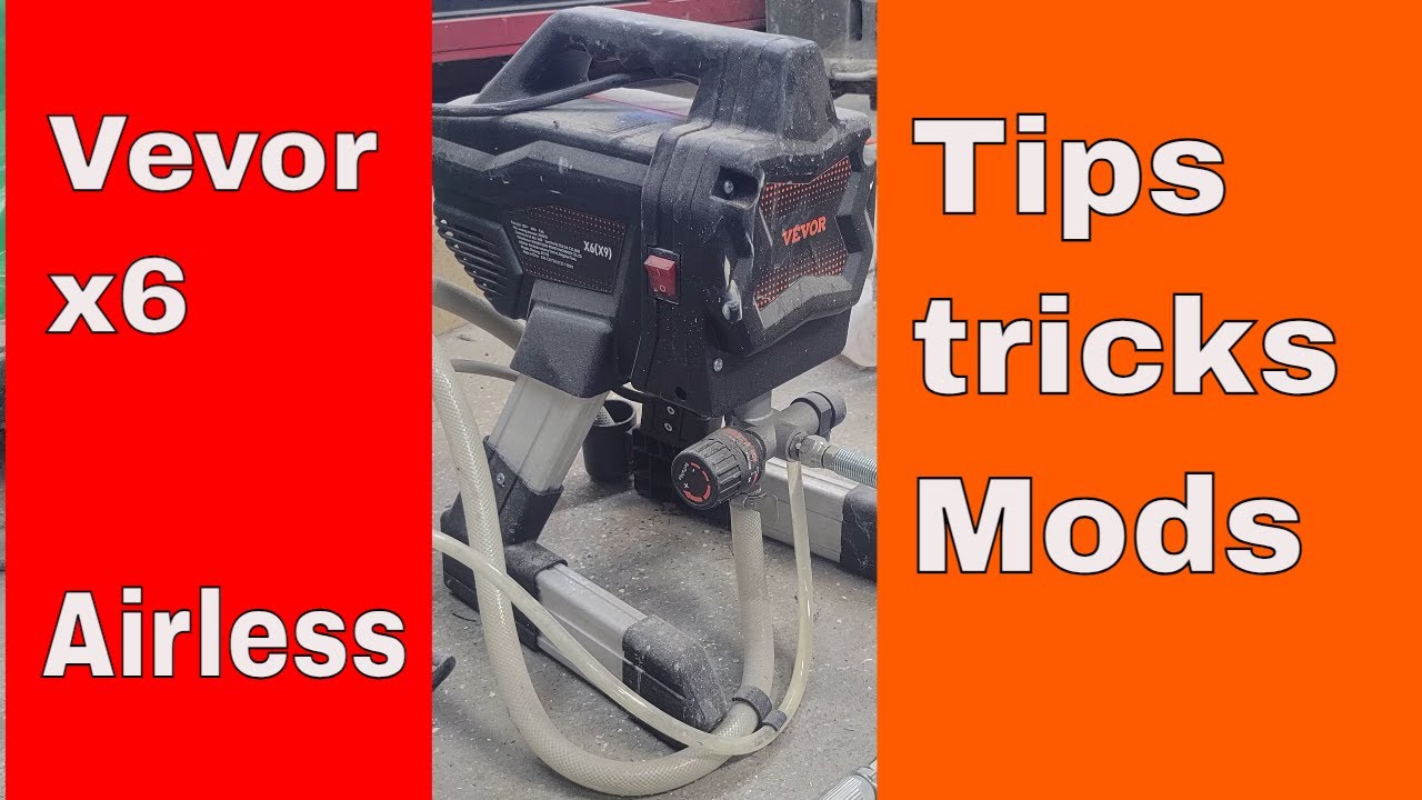 Tips & Tricks — Cheapest Airless Sprayer (Vevor x6 vs Graco Magnum X5)
