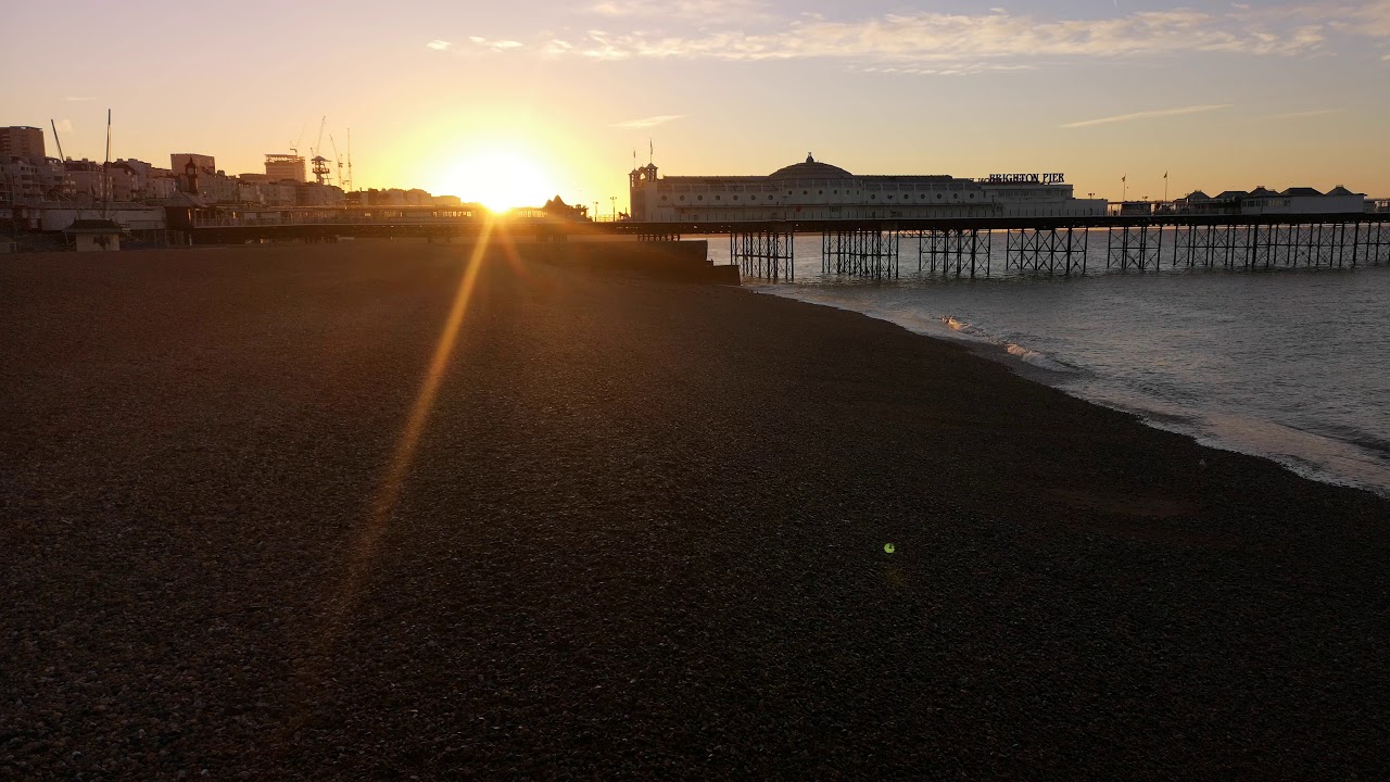 Sunrise 🌅 Brighton, drone footage, London,