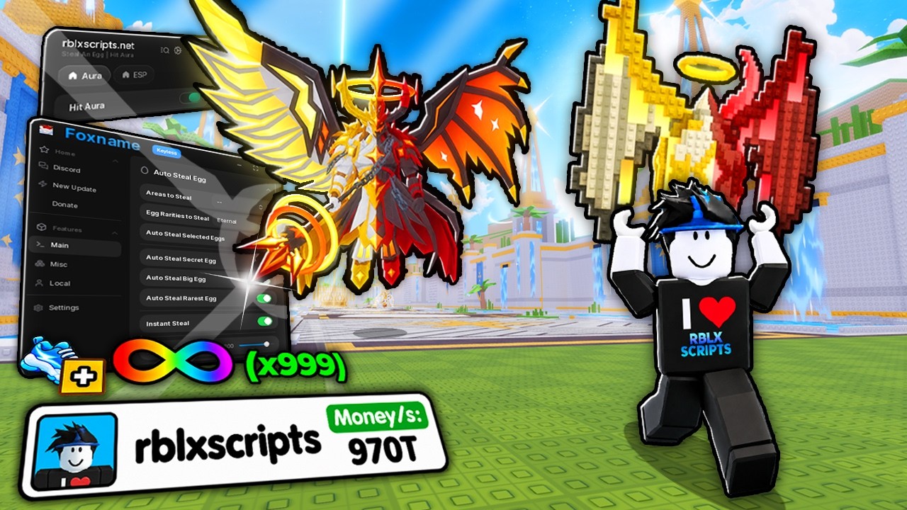 Using HACKS for INFINITE MONEY in Steal An Egg Scripts!