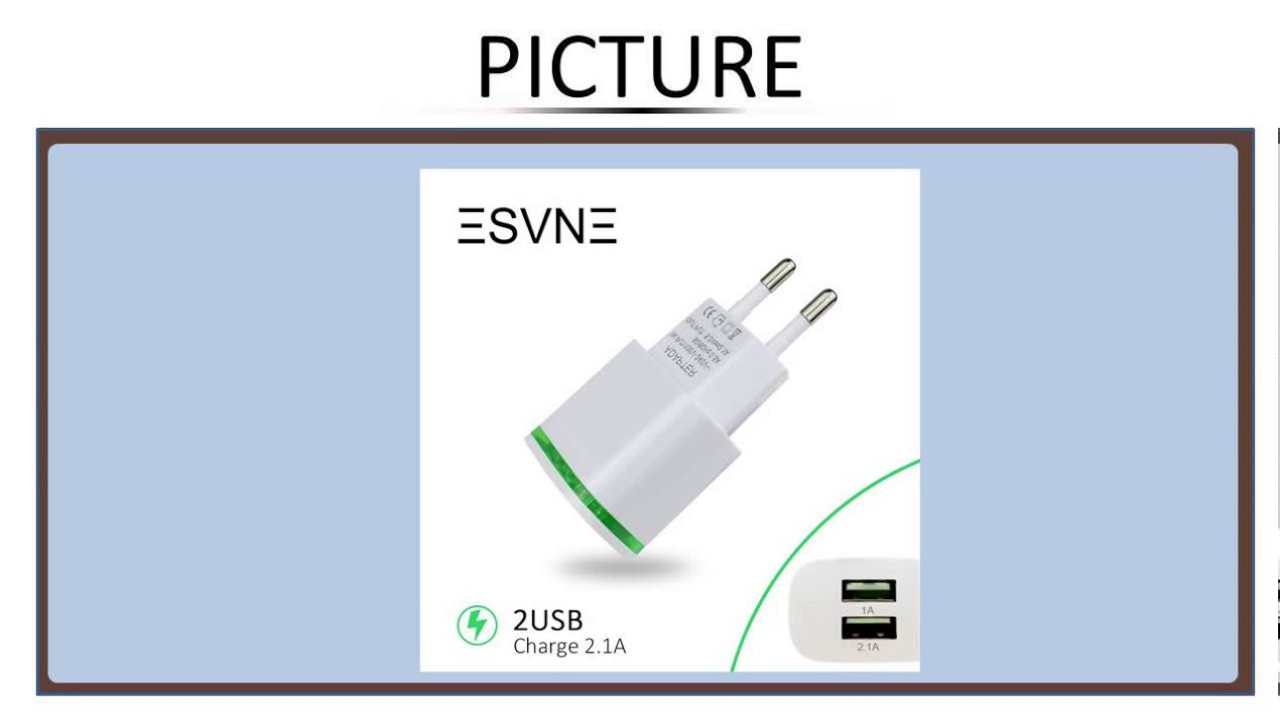 ESVNE 2 USB Charger 5V 2.1A EU Plug USB adapter Wall Mobile Phone Charger for iPhone 5 6 7