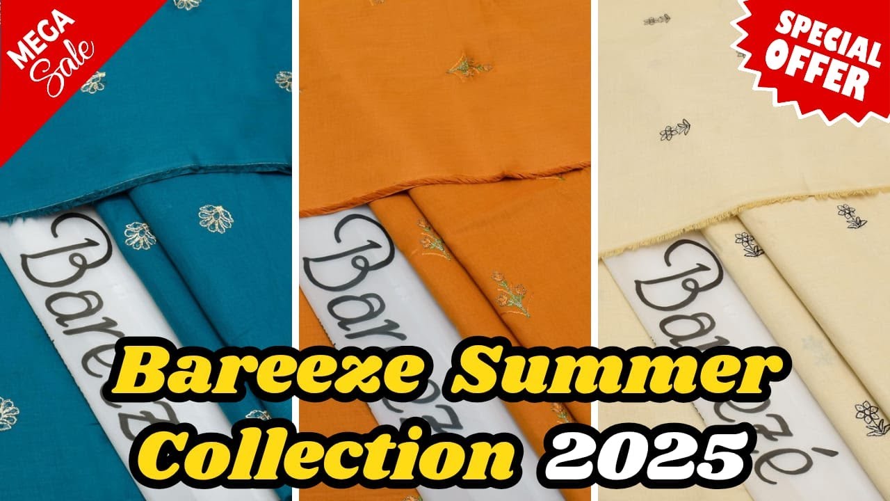 🌙 Bareeze Eid Collection 2025 | Bareeze Embroidered Summer Collection 2025 | Shop Now! ✨🛍️