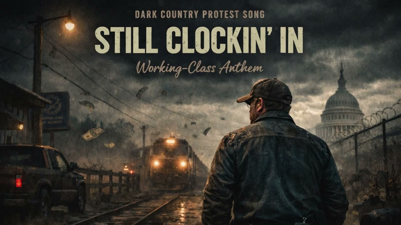 Dark Americana Ballad – “Still Clockin’ In” | Shutdown Blues [AI Music]